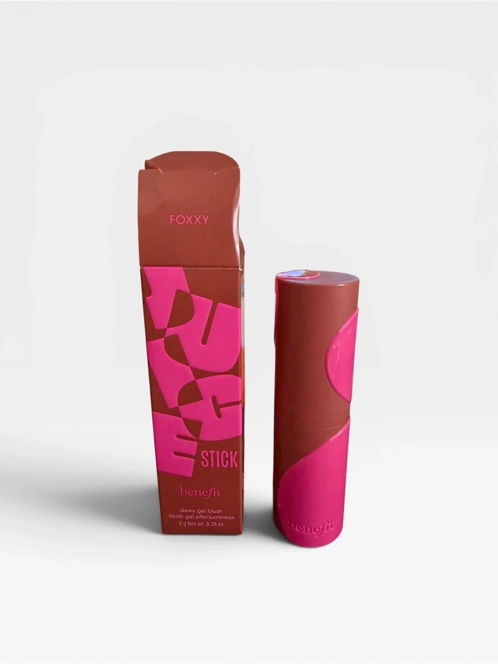 Benefit Dewy Gel Blush Stick FOXXY 8g NWT